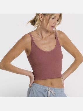 NWT Vuori Ribbed Strappy Tank Top